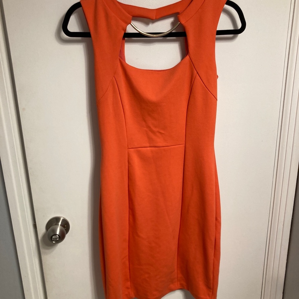 Orange Jennifer Lopez Dress